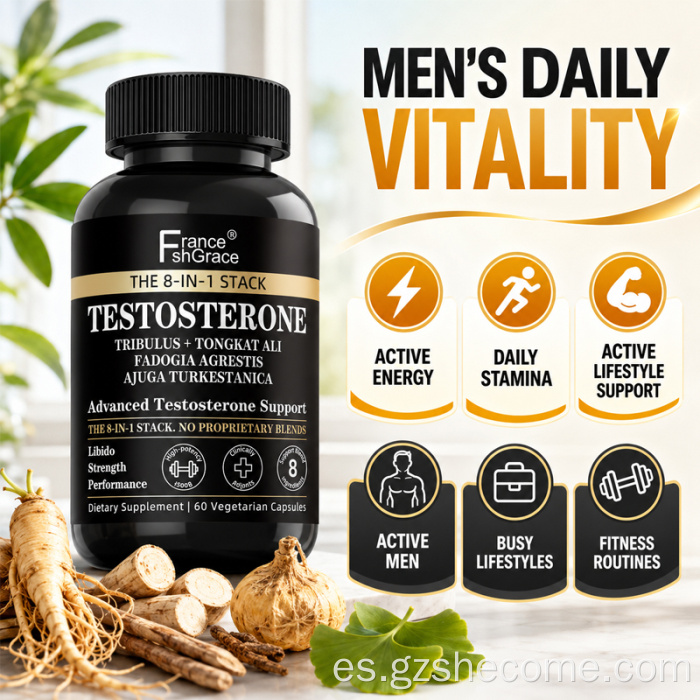 Shecome Men Booster Cápsulas Fuerza Rendimiento